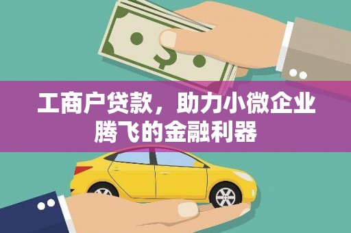 安庆工商户贷款，助力小微企业腾飞的金融利器